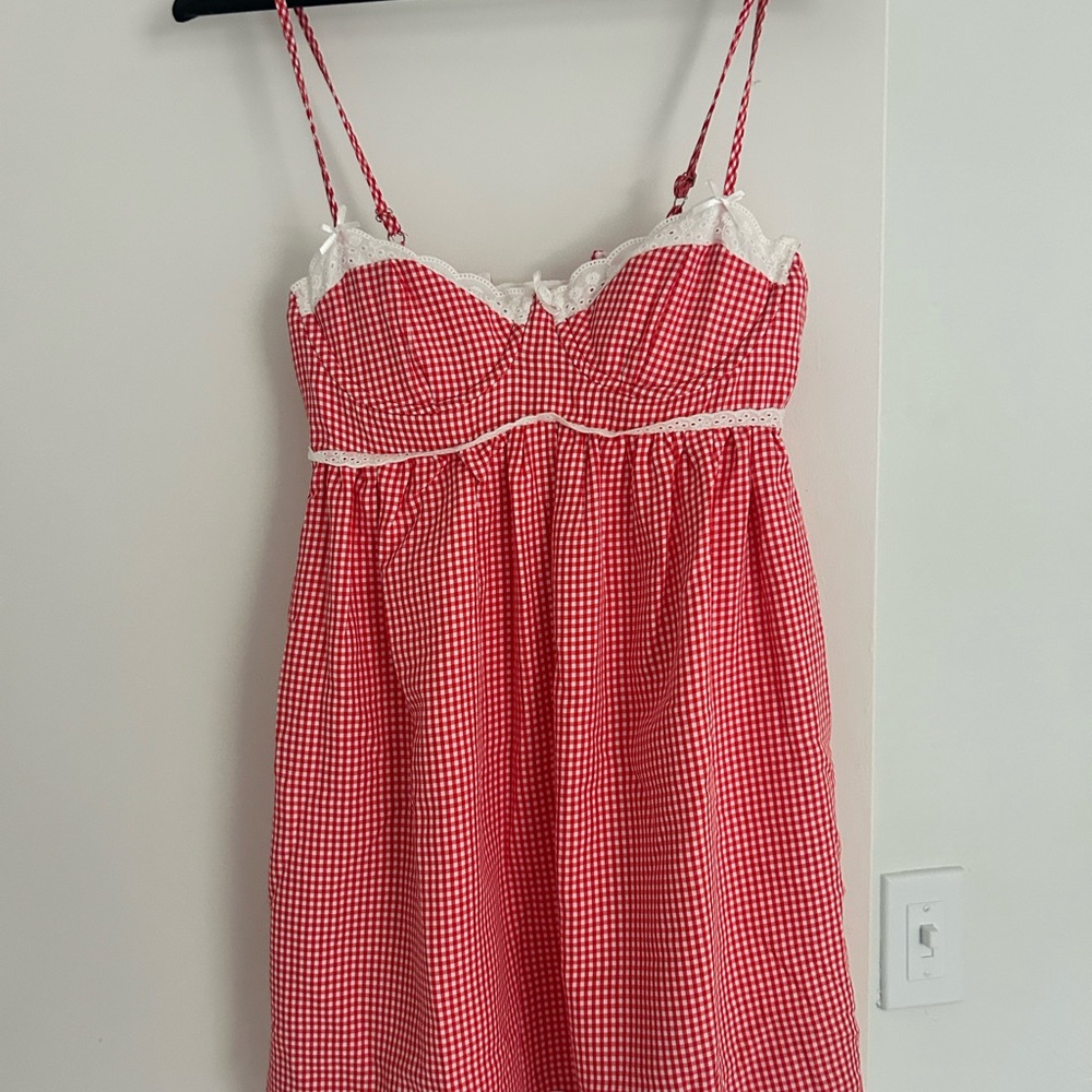 Red Gingham Women's dress